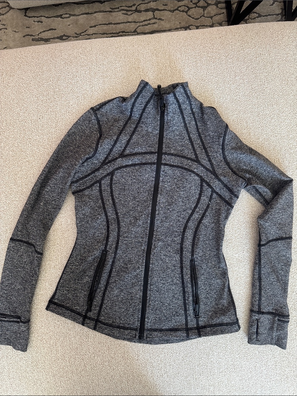 Lululemon black/grey zip up jacket